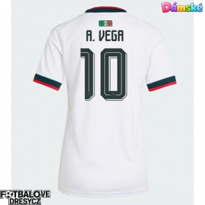 Mexiko Alexis Vega #10 Dámské Venkovní Dres MS 2026 Krátký Rukáv